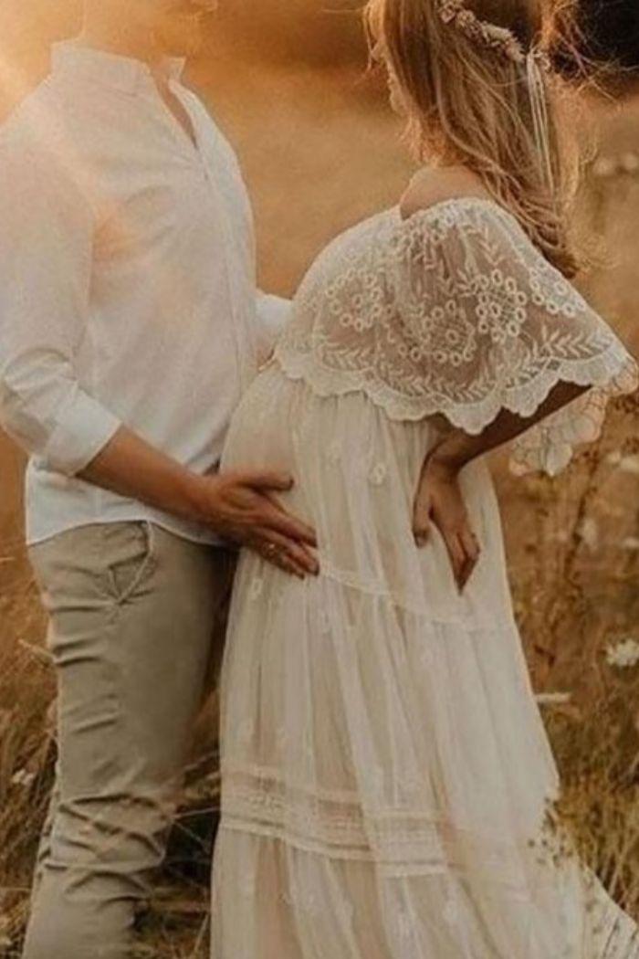 Robe Grossesse Shooting Photo Bohème – Mummy Nantes