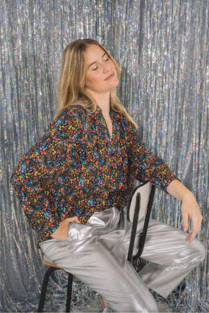 Blouse Allaitement TEMPS DES FLEURS - Mummy Nantes