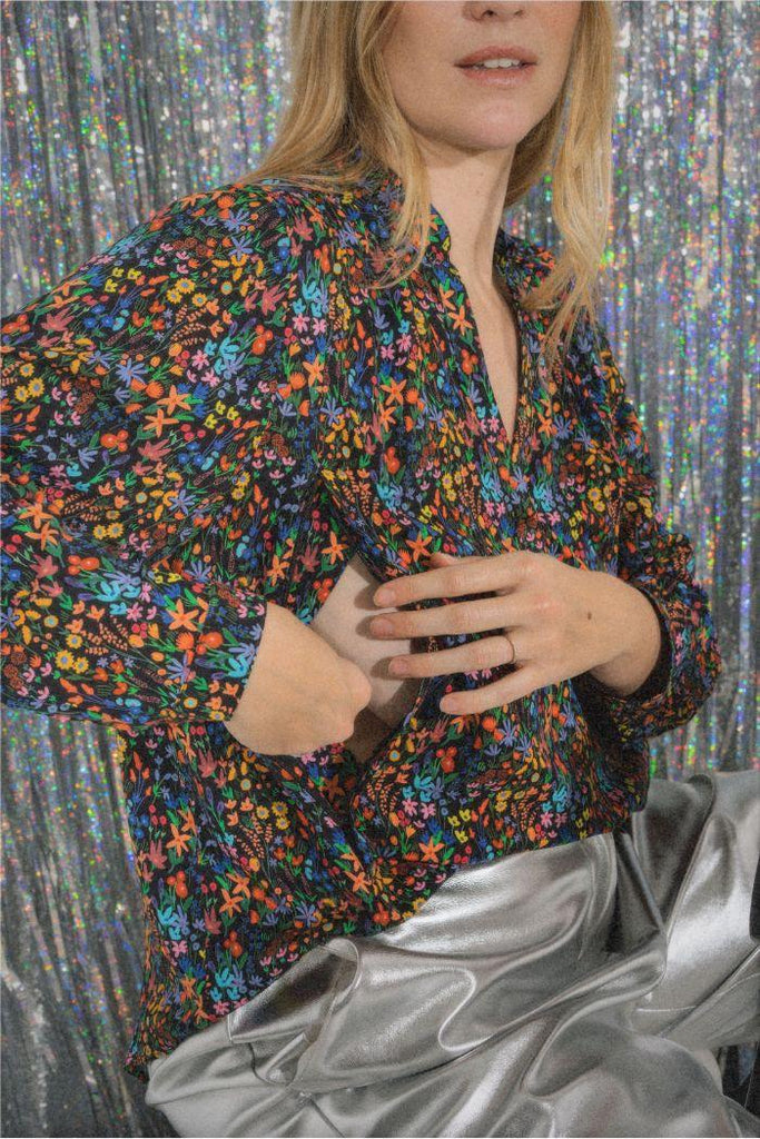 Blouse Allaitement TEMPS DES FLEURS - Mummy Nantes