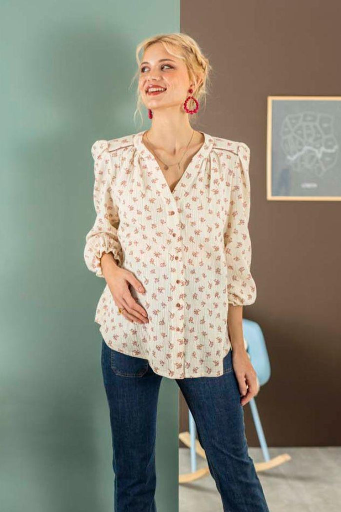 Blouse Grossesse Cherry Blossom - Mummy Nantes