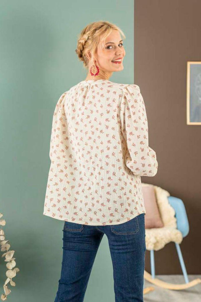 Blouse Grossesse Cherry Blossom - Mummy Nantes