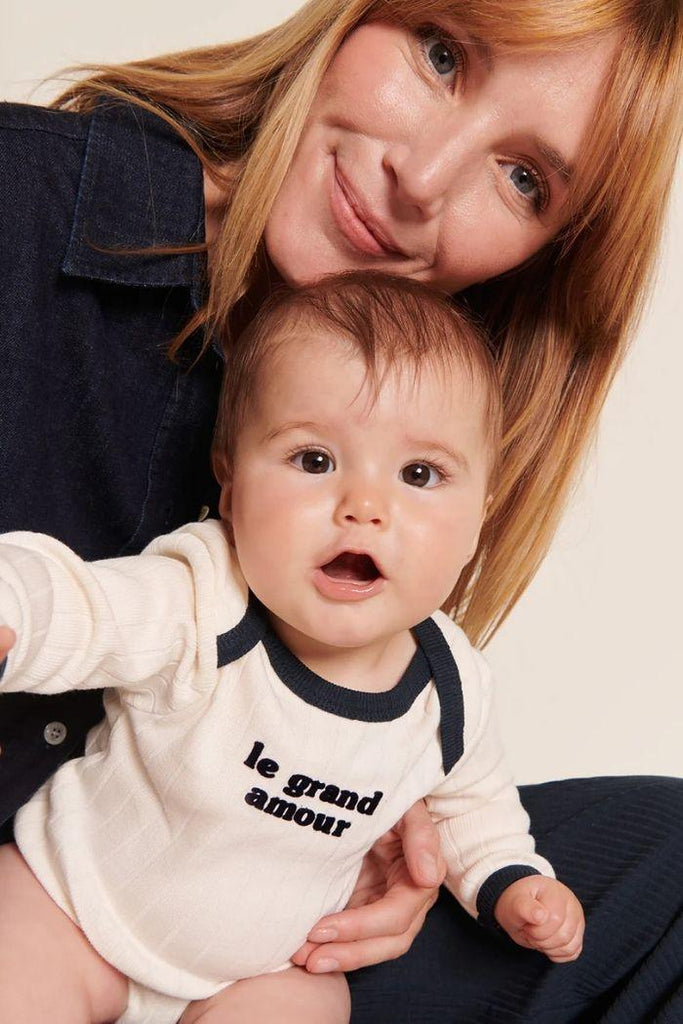 Body enfant "le grand amour" - Coton Bio - Mummy Nantes
