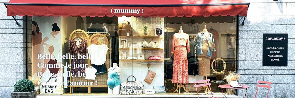 vitrine de la boutique pour femme enceinte mummy