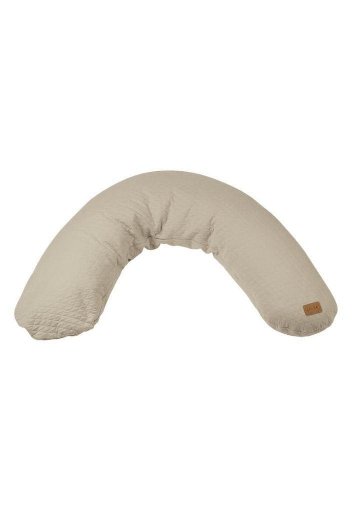 Coussin Grossesse & Allaitement - Fleur de coton - Lin - Mummy Nantes