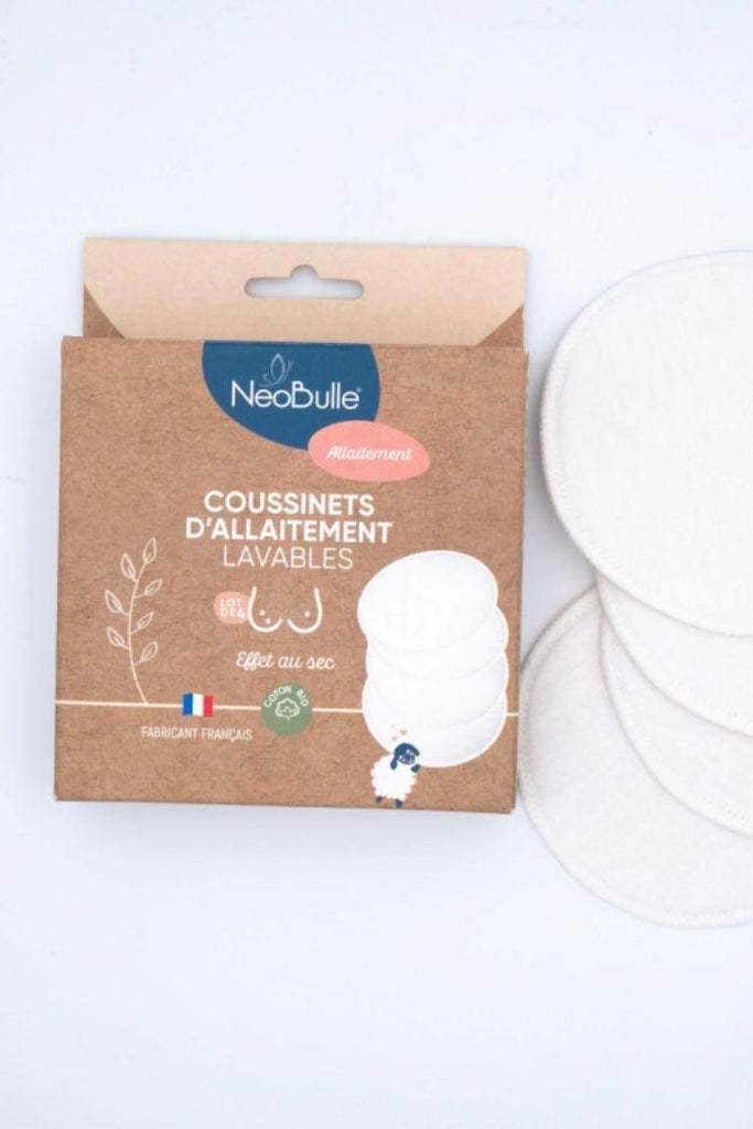 Coussinet Allaitement Lavable - Lot de 4 - Mummy Nantes