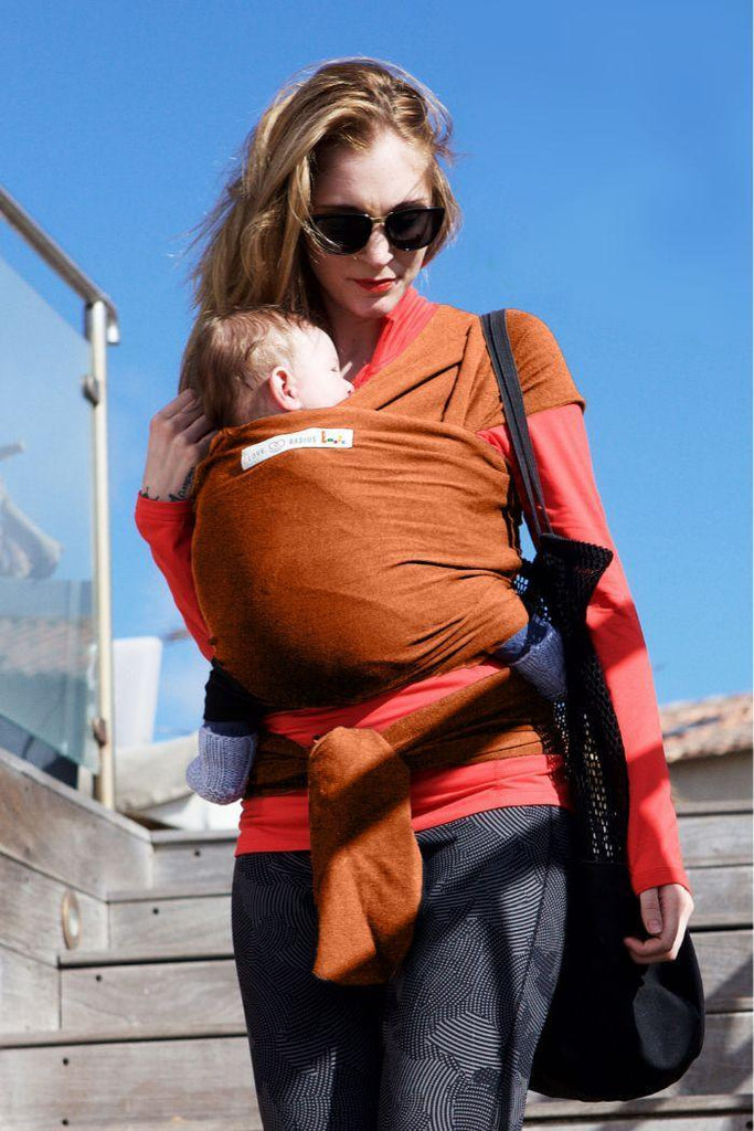 Echarpe de Portage BASIC Bio - Fauve - Mummy Nantes