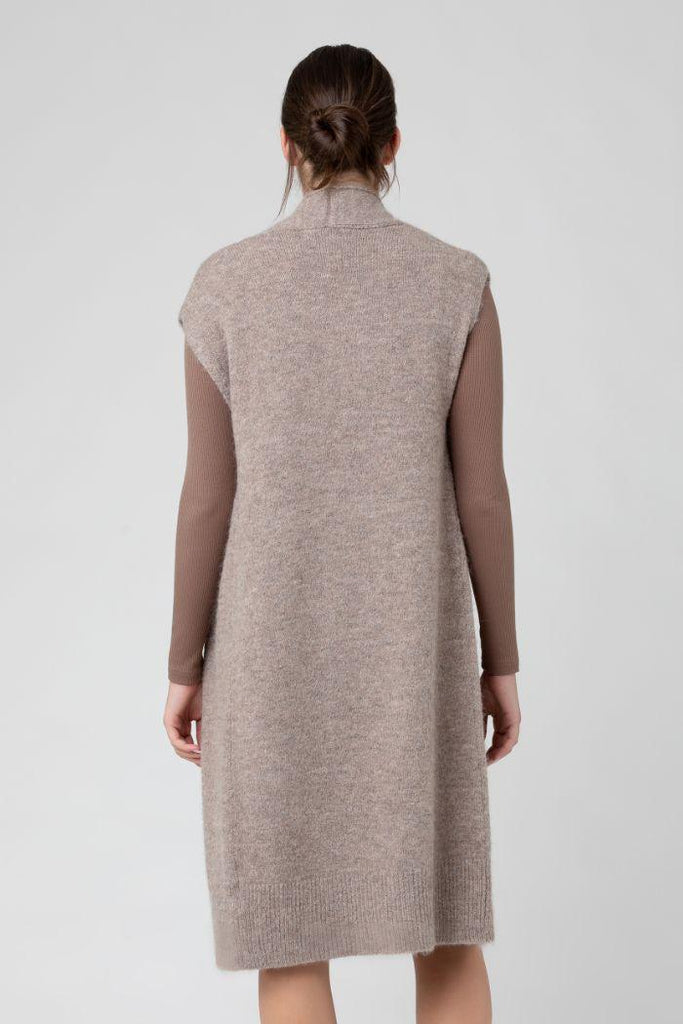 Gilet de Grossesse Sans Manches - Moka - Mummy Nantes