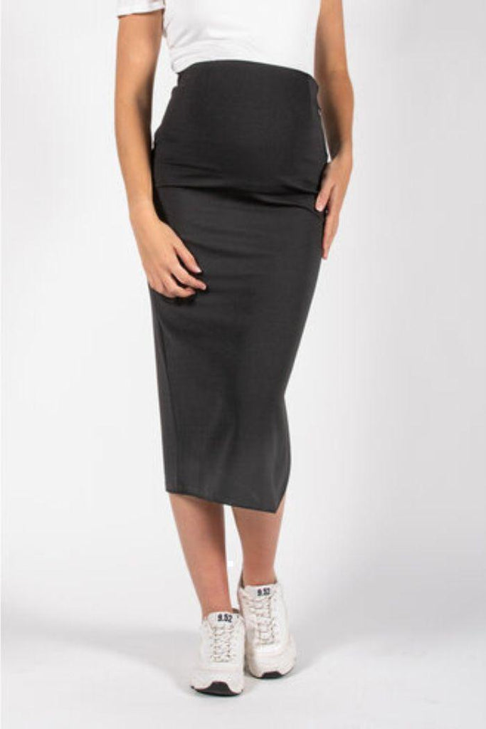 Jupe Pencil Grossesse - Noir - Mummy Nantes