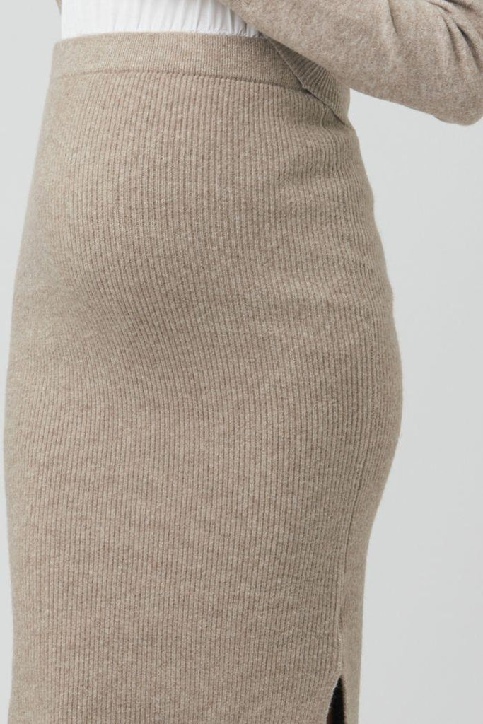 Jupe Grossesse en Tricot - Latte - Mummy Nantes