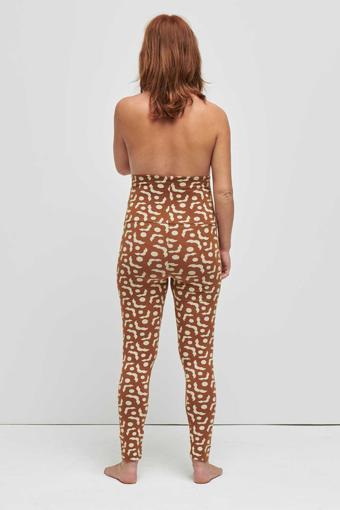 legging de grossesse et post partum confortable vue de dos | mummy nantes