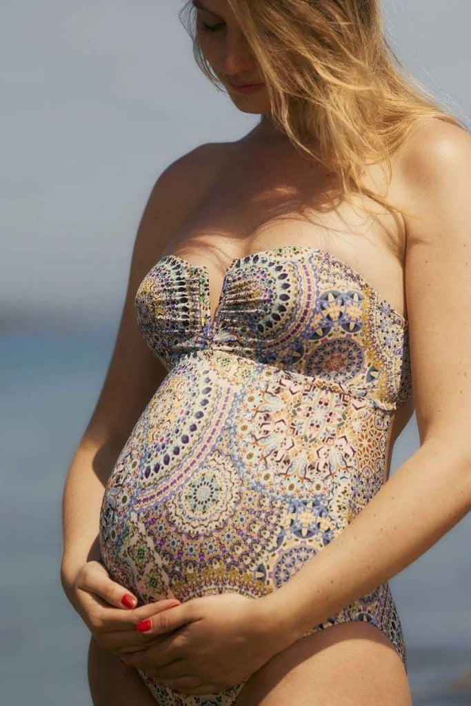 Maillot de Bain Grossesse - Mandala - Mummy Nantes