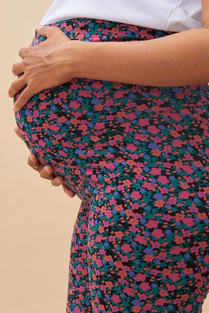 Legging de grossesse en coton bio - Liberty - Mummy Nantes