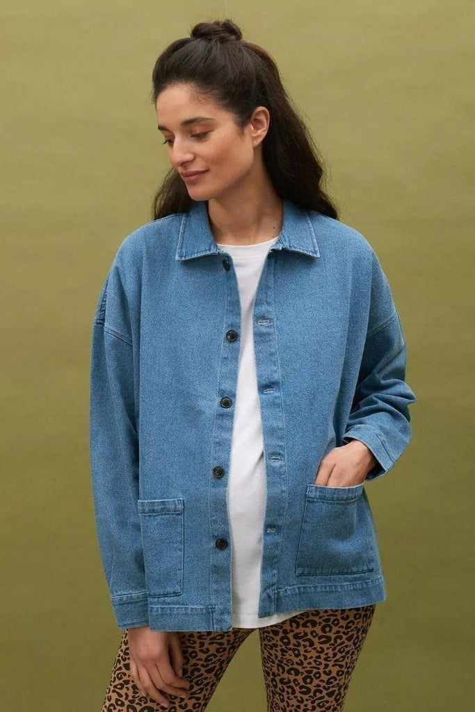 Veste en Jean de Maternité Mai - Denim bleu - Mummy Nantes