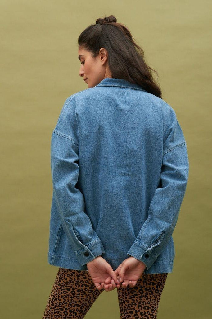 Veste en Jean de Maternité Mai - Denim bleu - Mummy Nantes