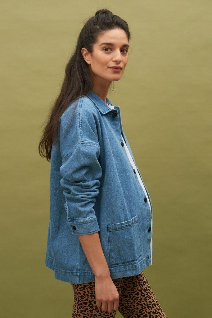 Veste en Jean de Maternité Mai - Denim bleu - Mummy Nantes