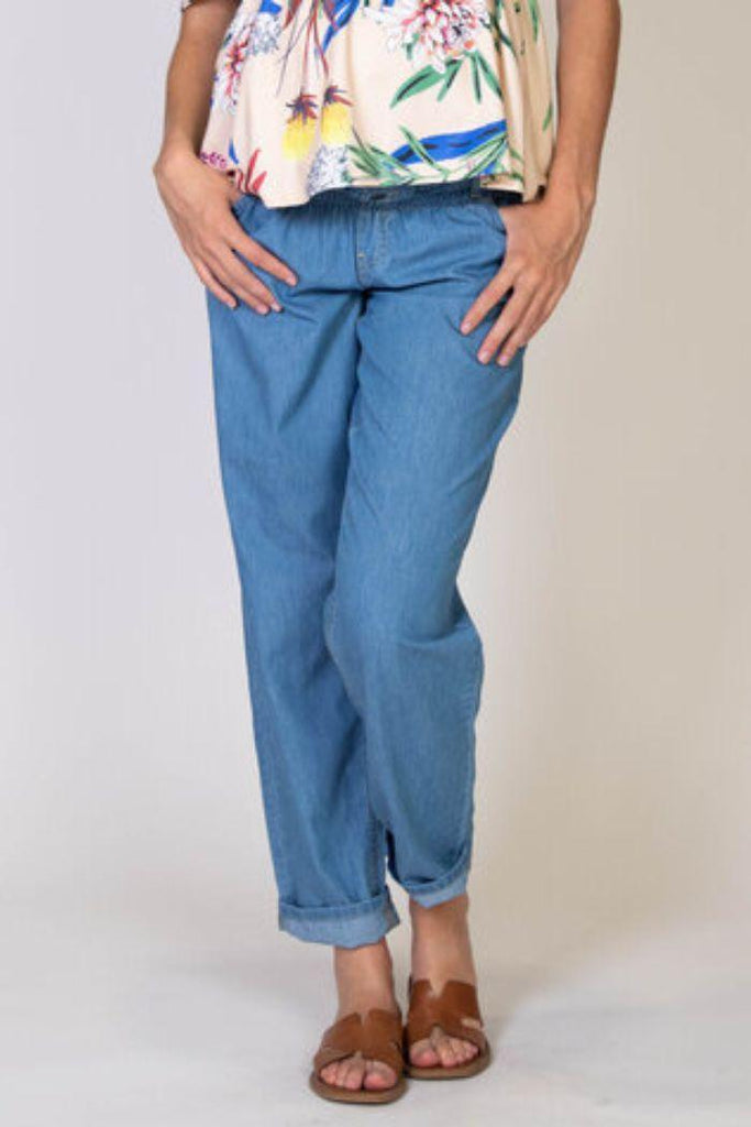 Pantalon de Grossesse Comfy - Denim - Mummy Nantes