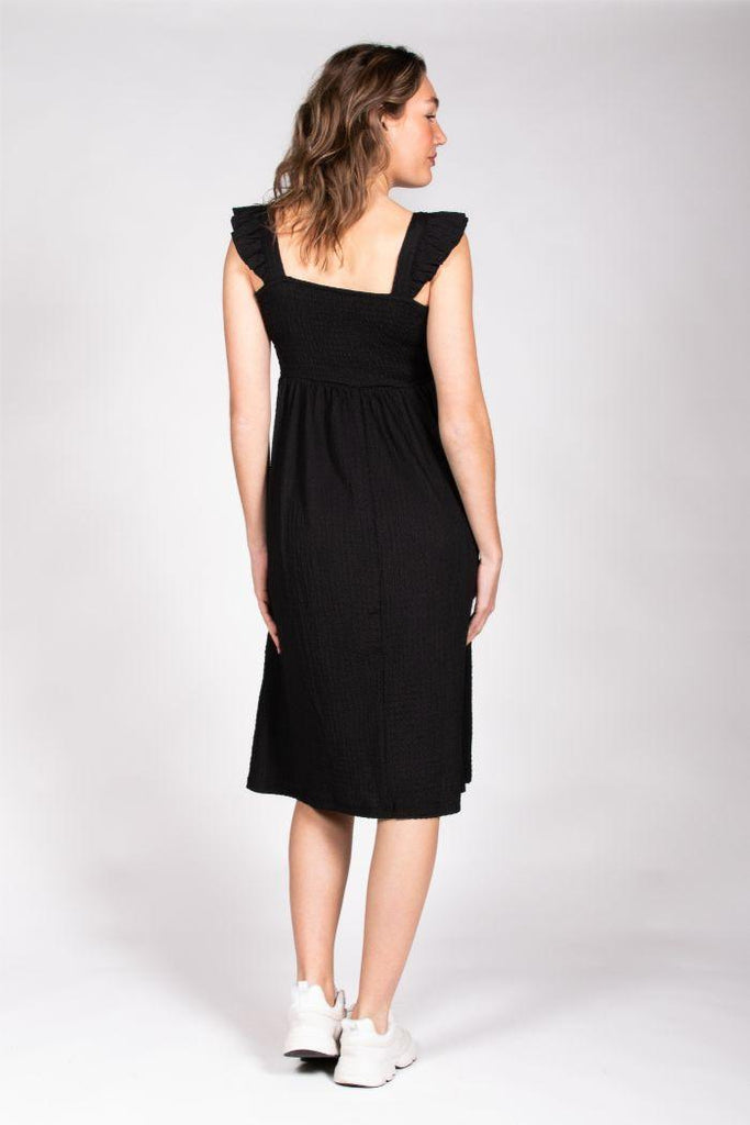 Petite robe noire de Grossesse Suzana - Mummy Nantes