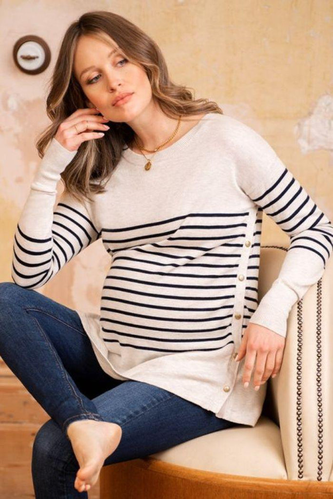 Pull Grossesse & Allaitement - Occasion - Taille L - Mummy Nantes