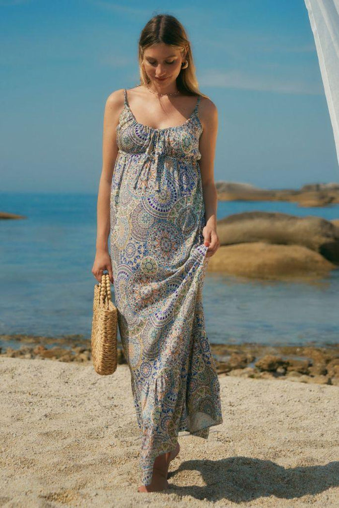Robe Grossesse & Allaitement Mandala - Mummy Nantes