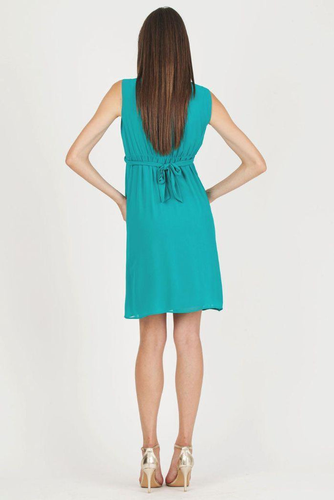Robe Grossesse & Allaitement Sabrina - Turquoise - Mummy Nantes