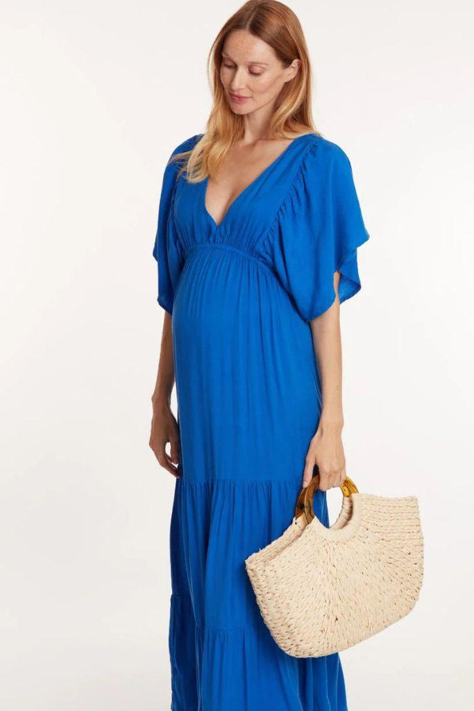 Robe Longue Grossesse & Allaitement - Claudette - Mummy Nantes
