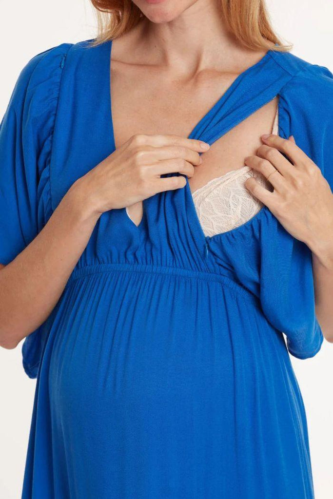Robe Longue Grossesse & Allaitement - Claudette - Mummy Nantes