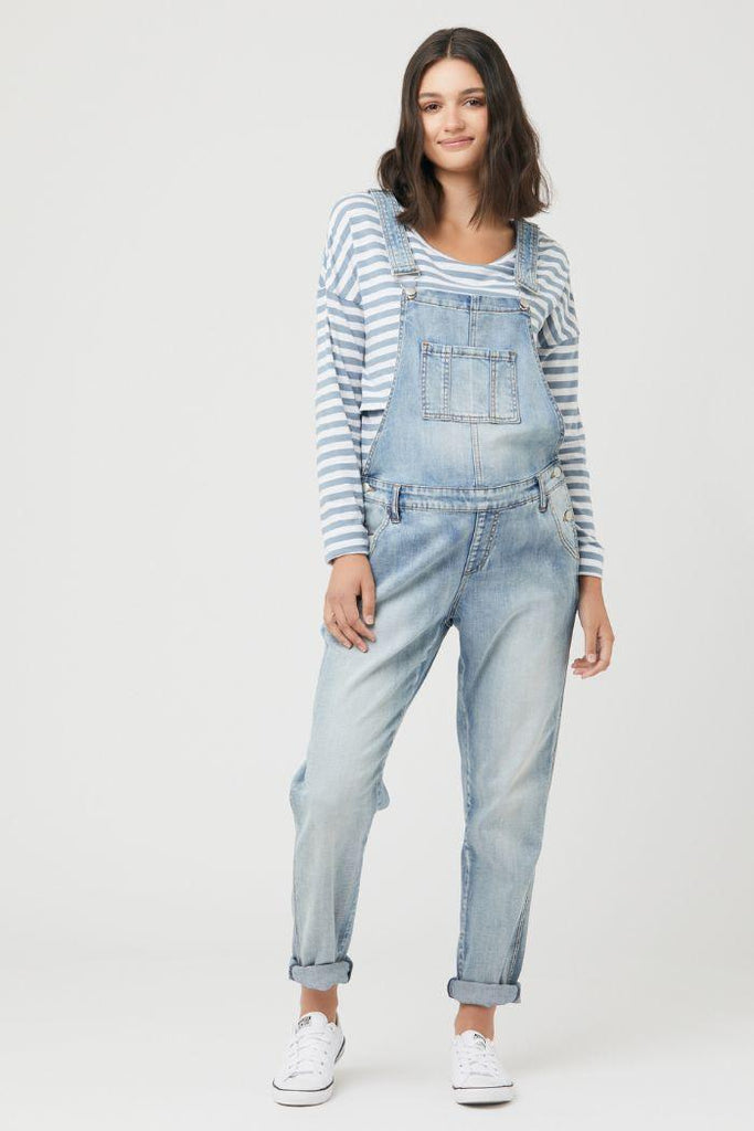 Salopette de Grossesse Denim - Indigo - Mummy Nantes