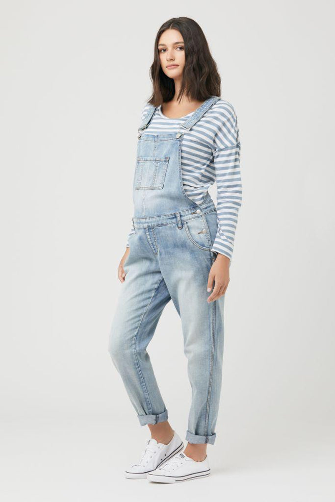 Salopette de Grossesse Denim - Indigo - Mummy Nantes