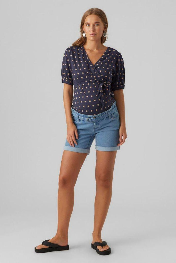 Short de Grossesse en jean - Taille Basse - Mummy Nantes