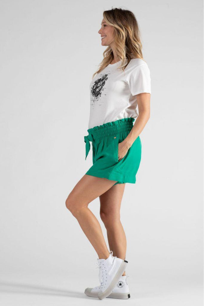Short de Grossesse Nubie - Vert - Mummy Nantes