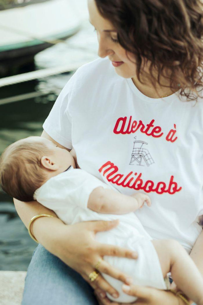 T-shirt Allaitement "Alerte à Maliboob" - Mummy Nantes