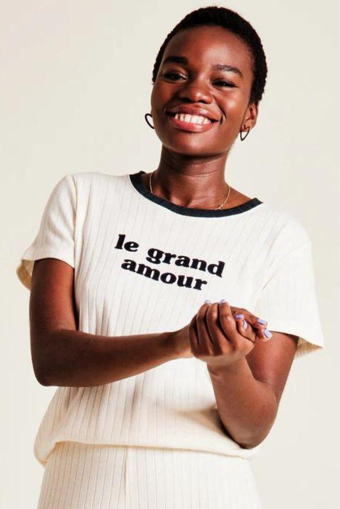 T-shirt "le grand amour" Jeanne - Mummy Nantes