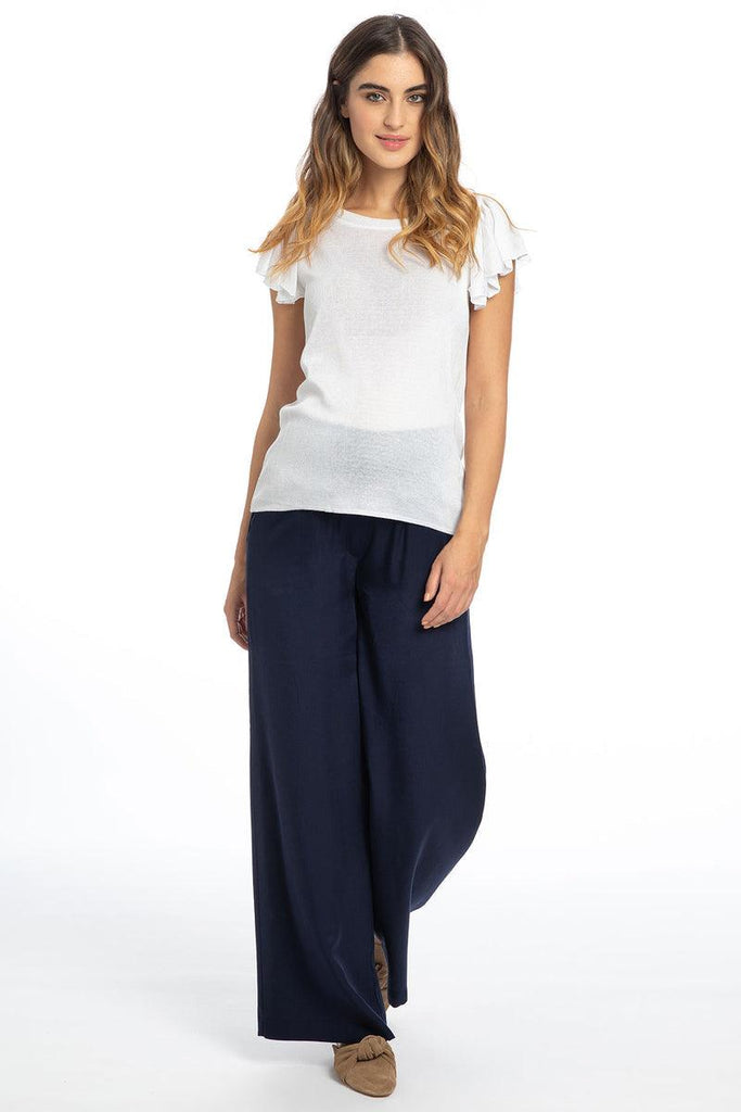 Pantalon de Grossesse Warren - Marine - Mummy Nantes
