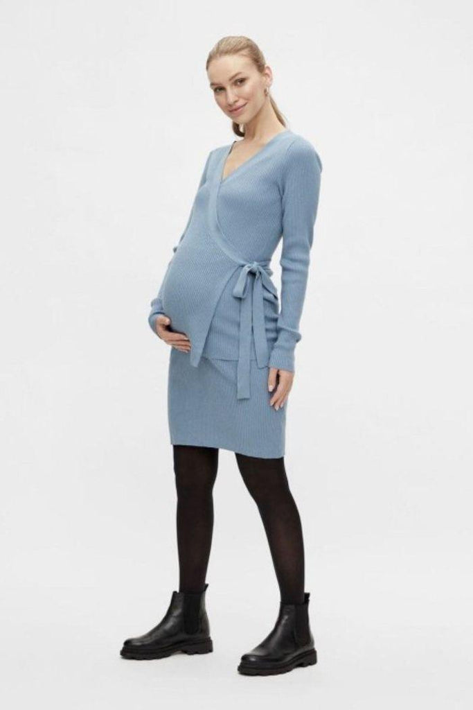 Jupe de grossesse Shila - Bleu - Mummy Nantes