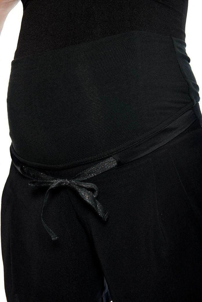 Short de Grossesse à pinces - Noir - Mummy Nantes