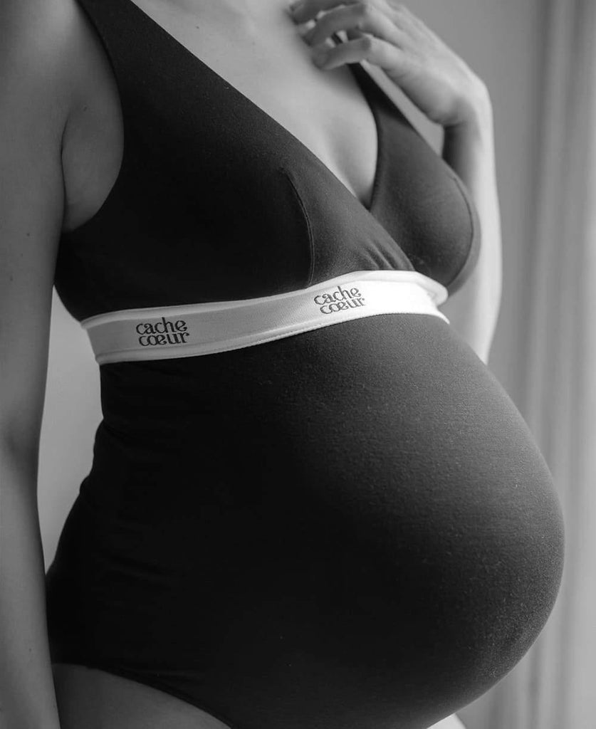 Body de Grossesse et Allaitement Life - Noir - Mummy Nantes