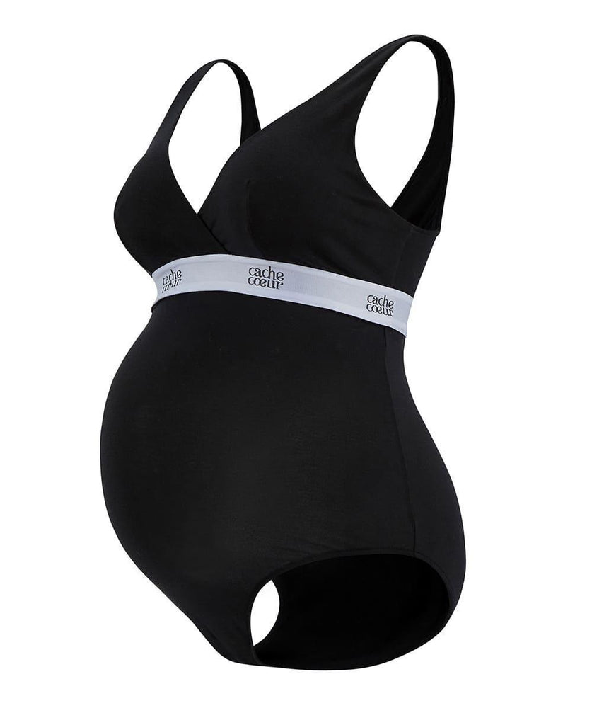 Body de Grossesse et Allaitement Life - Noir - Mummy Nantes