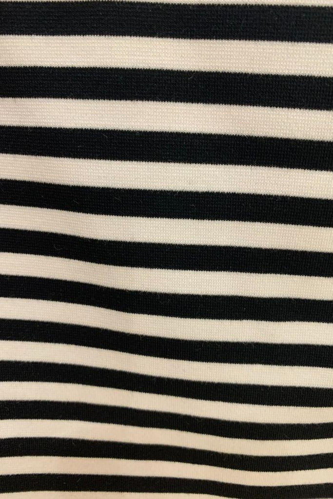 Robe sweat de grossesse sans manche à capuche - Blanc/noir - Mummy Nantes