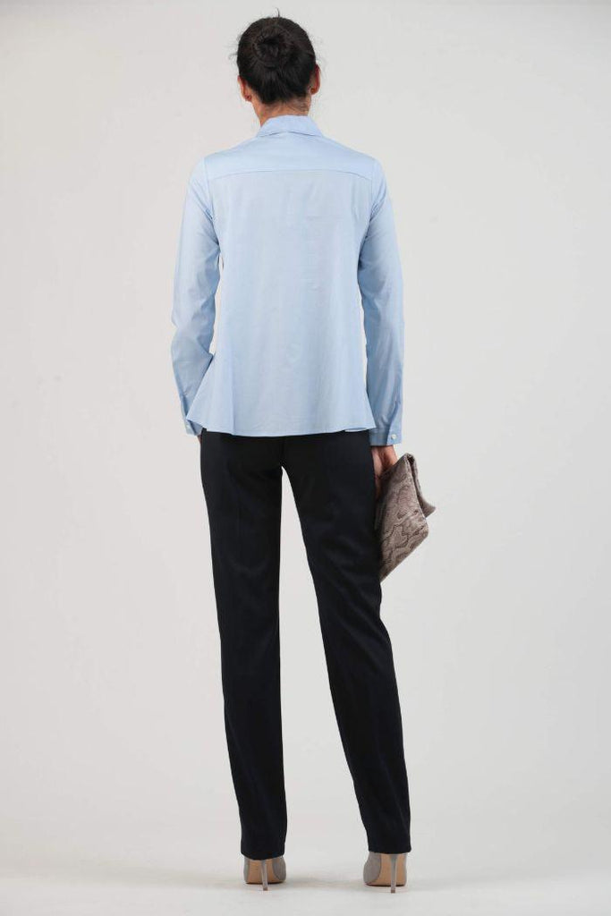 Pantalon de Grossesse Coupe Droite - Noir - Mummy Nantes