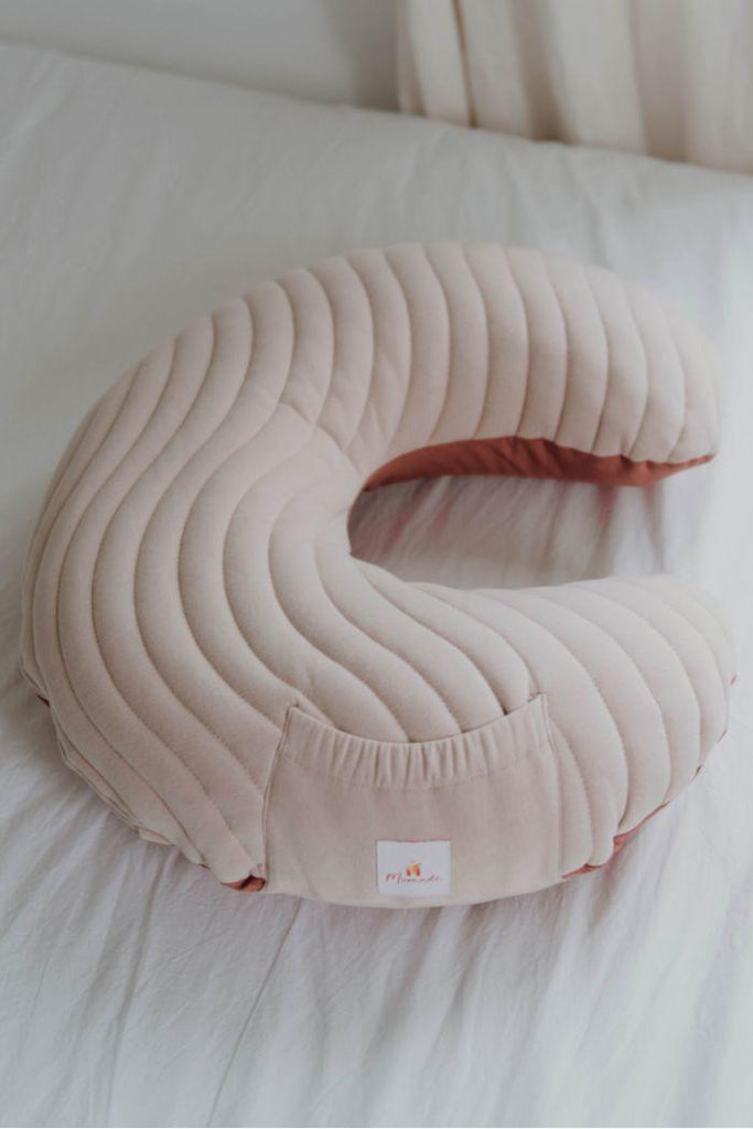 Coussin d'allaitement gonflable - Terracotta - Mummy Nantes