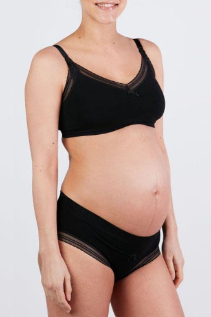 Slip Taille Basse Milk - Noir, vert ou bordeaux - Mummy Nantes