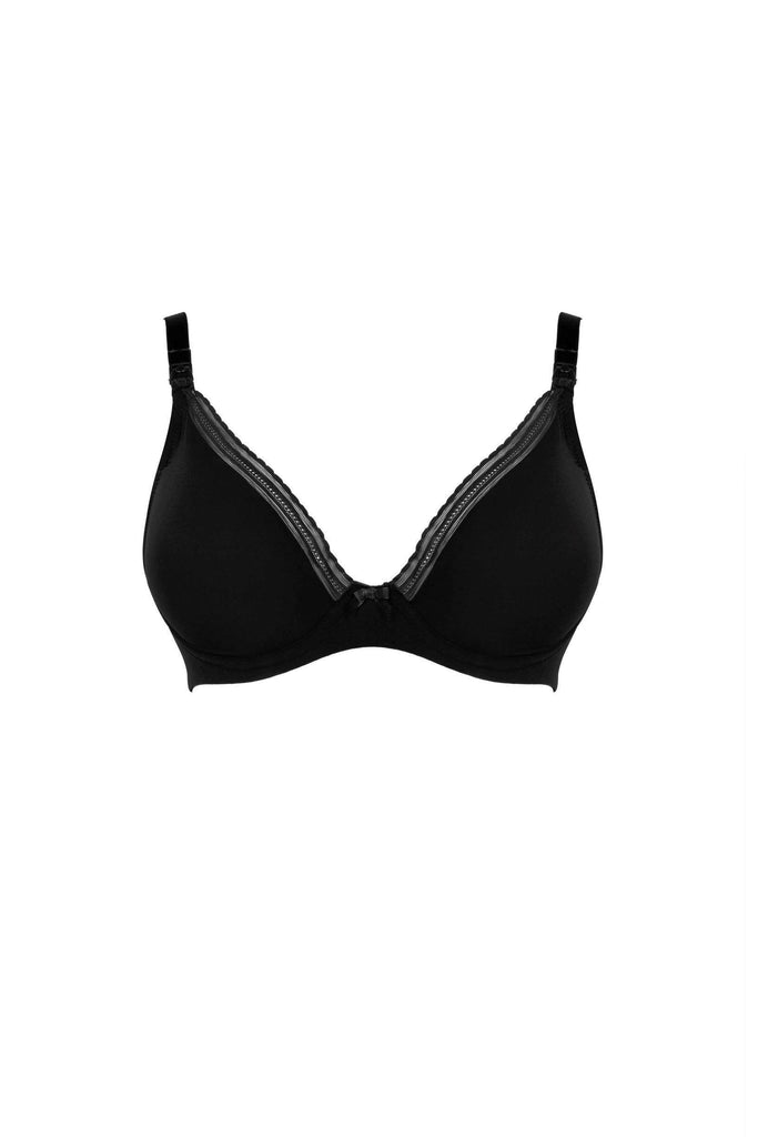 Soutien Gorge de Grossesse et d'Allaitement Milk - Noir - Mummy Nantes
