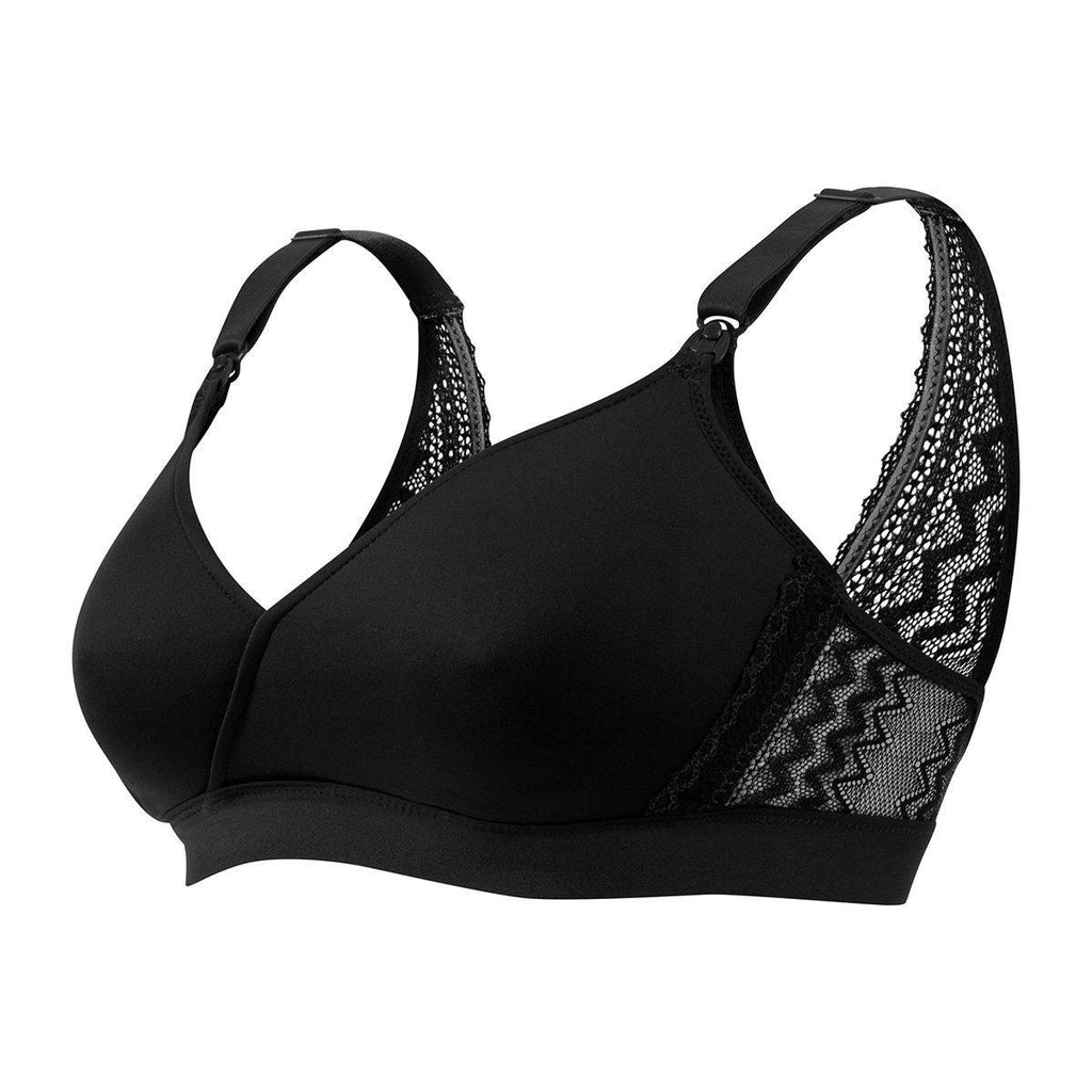 Soutien Gorge de Grossesse et d'Allaitement Serena - Noir - Mummy Nantes