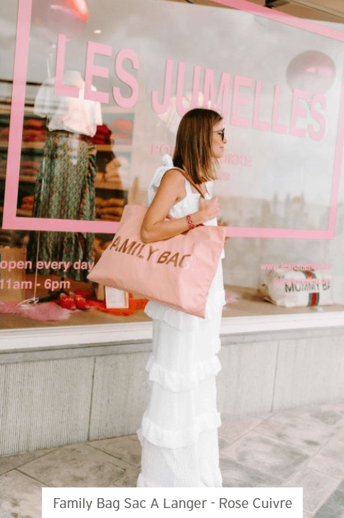 Family Bag Sac à Langer - Rose Cuivre - Mummy Nantes