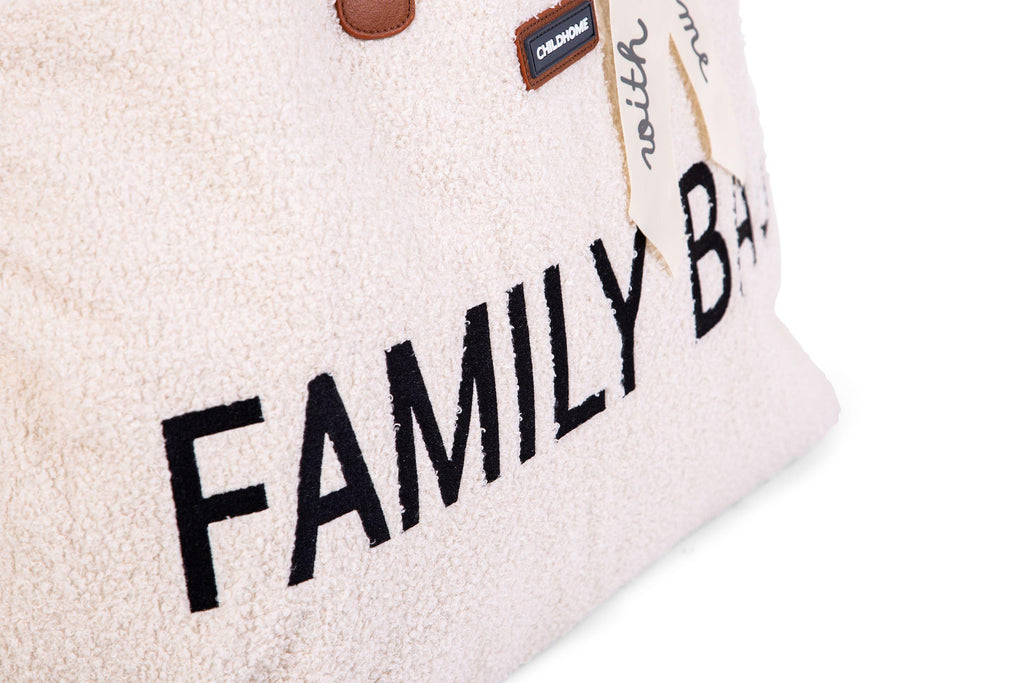 Family Bag Sac à Langer - Teddy Ecru - Mummy Nantes