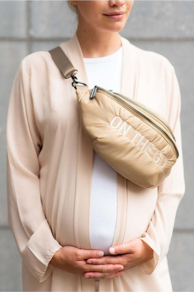 Banana Bag On The Go - beige, léopard, rose ou kaki - Mummy Nantes