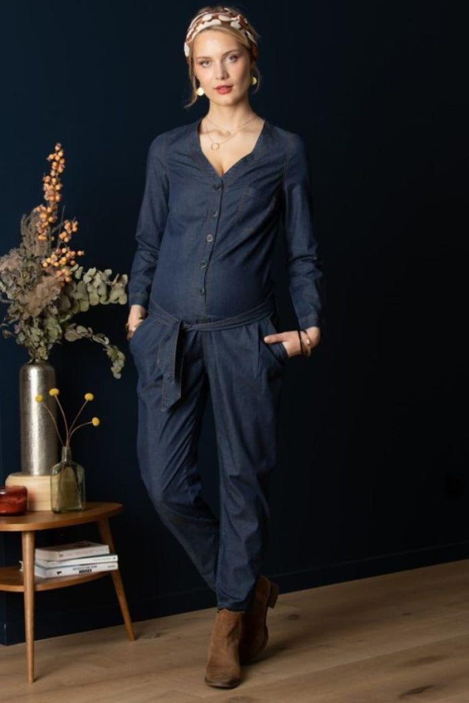 Combinaison de grossesse Denim - Mummy Nantes