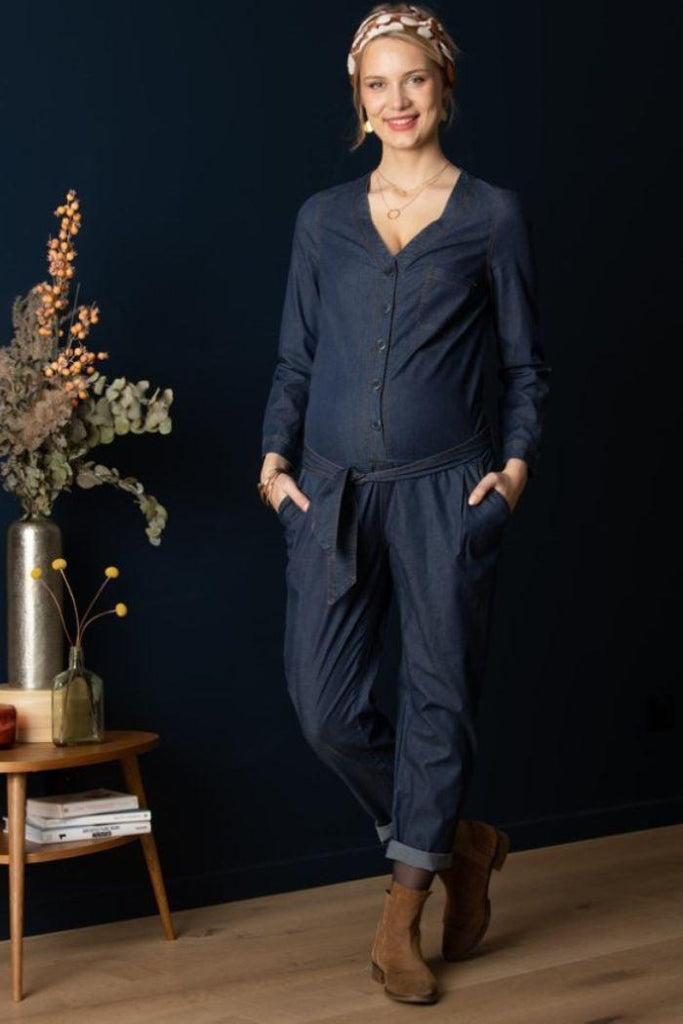 Combinaison de grossesse Denim - Mummy Nantes