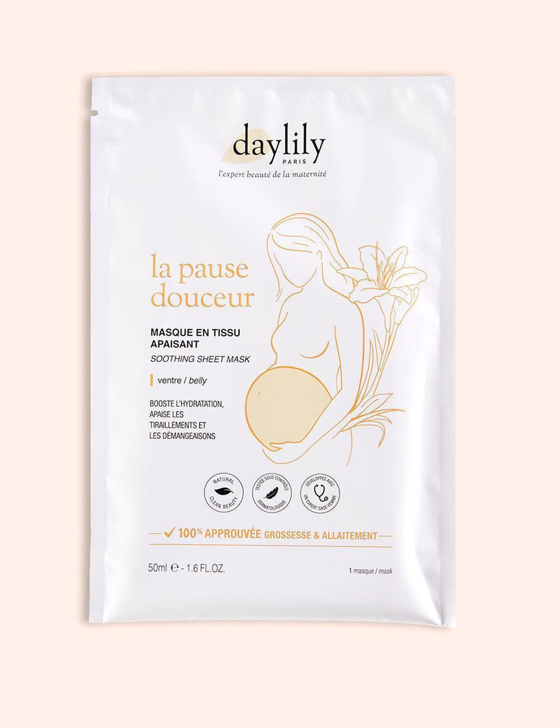 Masque en Tissu Apaisant pour le Ventre - Mummy Nantes