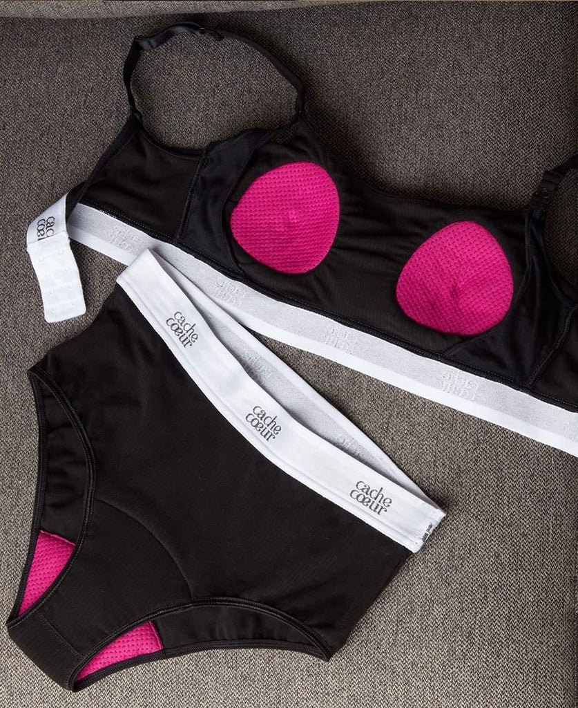 Brassière d'Allaitement Absorbante Bodyguard - Noir - Mummy Nantes